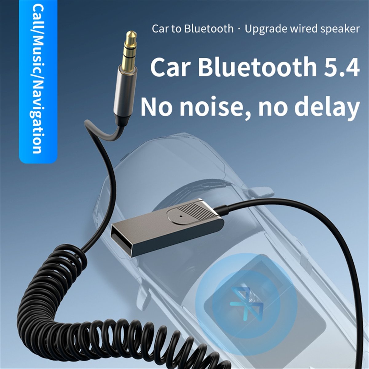 A85P AUX Car Bluetooth 5.4 Rec - Bluetooth Adapter Receiver ulasan dan harga