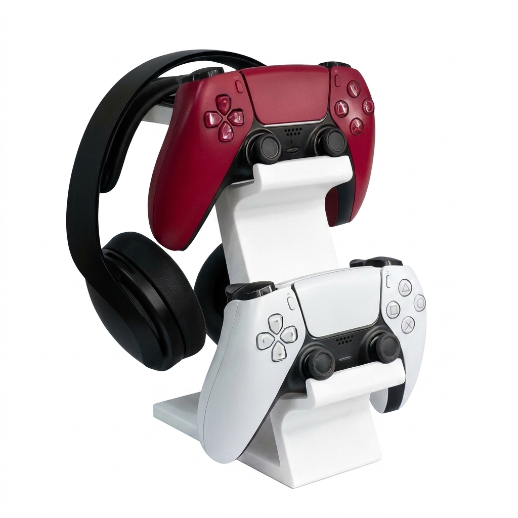 3D Printed Game Controller Hea - Headphone Stand Desk ulasan dan harga