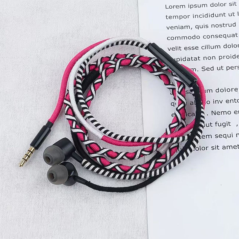 Braided Wired Earphone 3.5mm I - Audiophile Headphone Wired ulasan dan harga